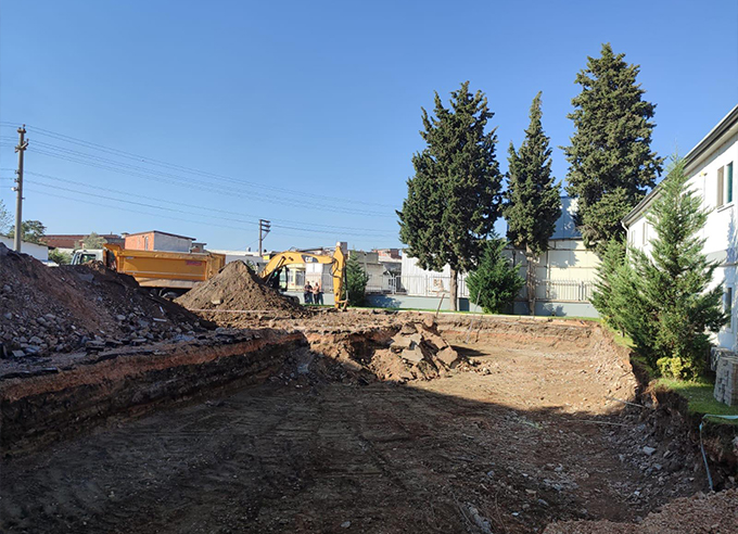 Baski Prefabrik Ek Hizmet Binası Projesi