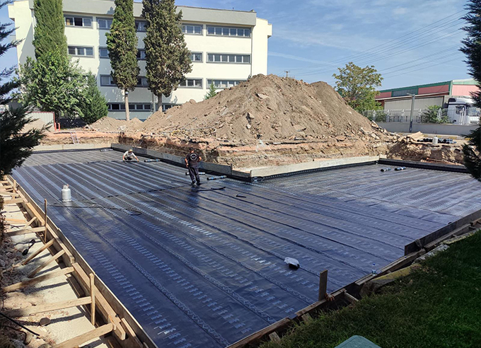 Baski Prefabrik Ek Hizmet Binası Projesi