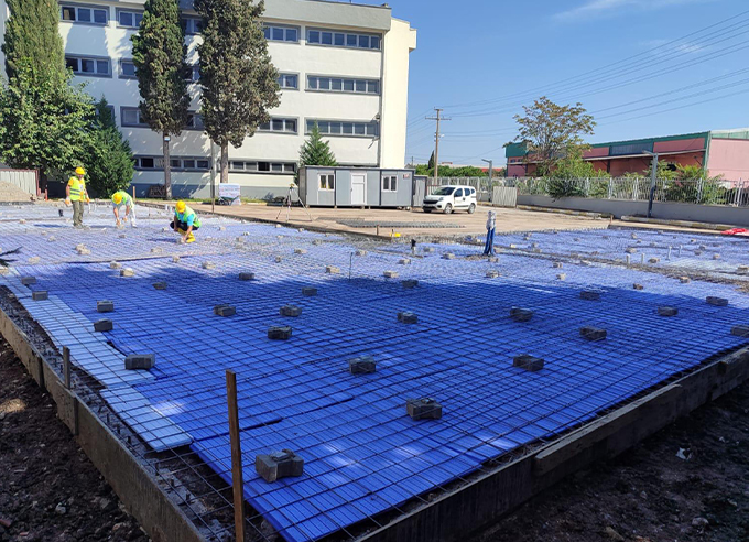 Baski Prefabrik Ek Hizmet Binası Projesi