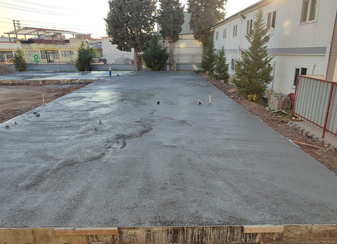 Baski Prefabrik Ek Hizmet Binası Projesi