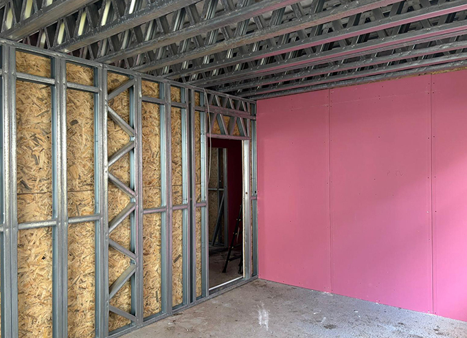 Baski Prefabrik Ek Hizmet Binası Projesi